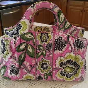 Vera Bradley pink floral clutch
